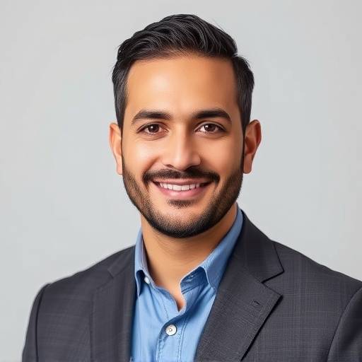 A professional headshot of Alejandro Gomez, a senior interior designer at Lumiere Interiors.