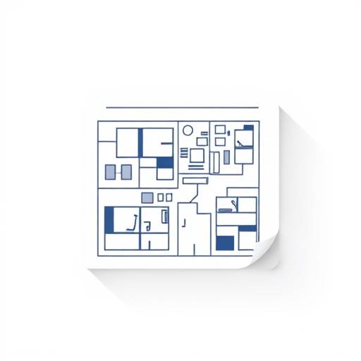 Icon of a blueprint representing space planning services.
